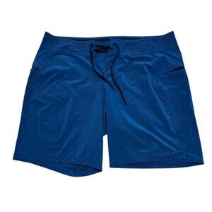 Lululemon Mens Blue Current‎ State Board Shorts 9" Inseam Zip Pockets Size 38